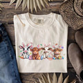Easter Day Cow Cute Cow Shirt Bunny Cow Shirt Easter Cow Shirt Easter Day Heifer Shirt T-Shirts