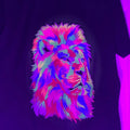 Economic Lion Size Large Cotton Black T-Shirts