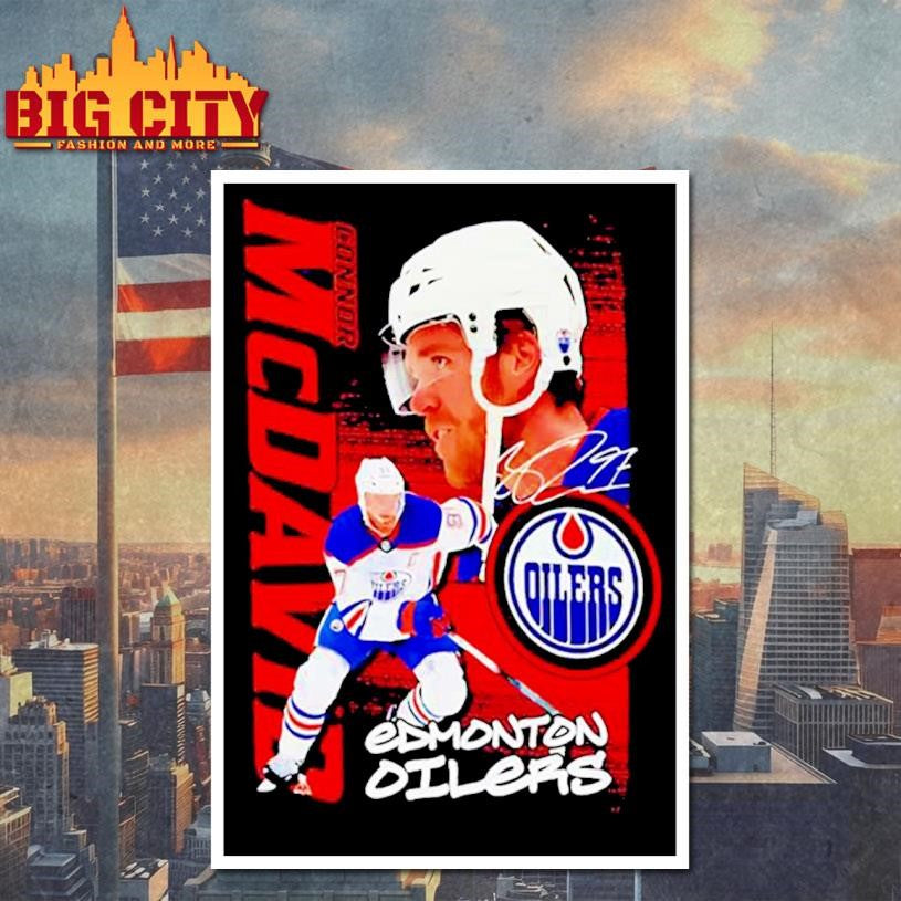 Edmonton Oilers Connor McDavid Playmaker signature Shirt