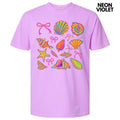 Electric Seashell Collage Comfort Colors 'NLB' T-Shirts