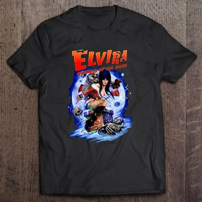 Elvira Mistress Dark Halloween Shirt T-Shirts