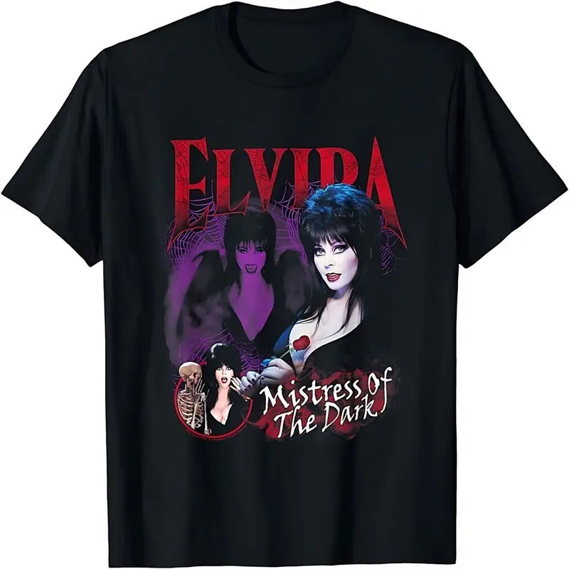 Elvira Mistress Dark Horor Movie Shirt All Size T-Shirts