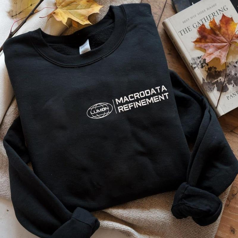 Embroidery Lumon Macrodata Refinement LUMON TV Show Inspired TV Lover Shirt Macrodata T-Shirts