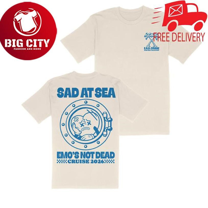 Emo’s Not Dead Sad At Sea Two Sided Shirt