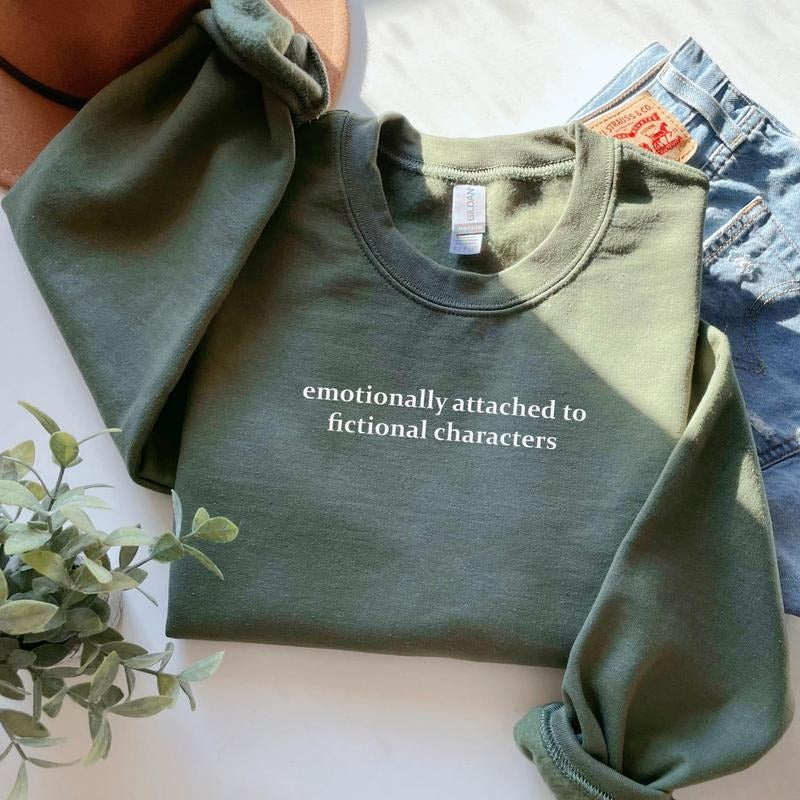 Emotionally Attached Fictional Characters Shirt Bookworm Book Lover Book Lover Shirts Librarian YZ1SH T-Shirts