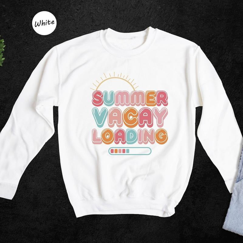 End Year Teacher Shirt Teacher Appreciation Summer Teacher Shirt Last Day School Summer Vacation R5EPA T-Shirts