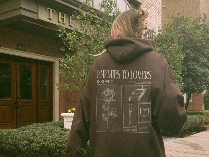 Enemies Lovers Morally Grey Romantasy Smut Reader Retro Reader Reading My Bookish Era Book Womenswear Soft Long Sleeves Fabric T-Shirts