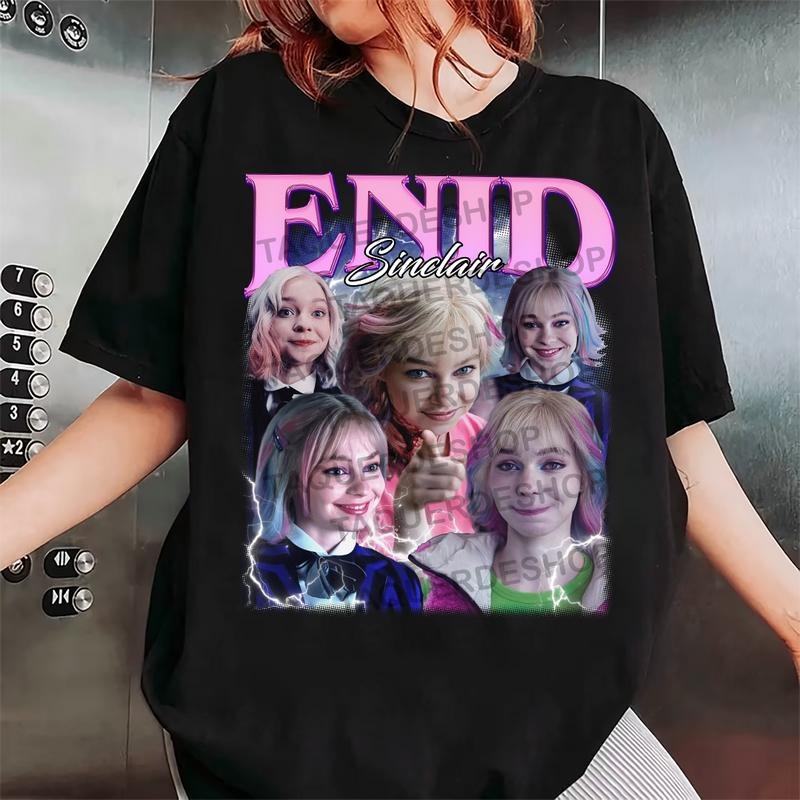 Enid Sinclair Fan Shirt Enid Wednesday Halloween Movie T-Shirts