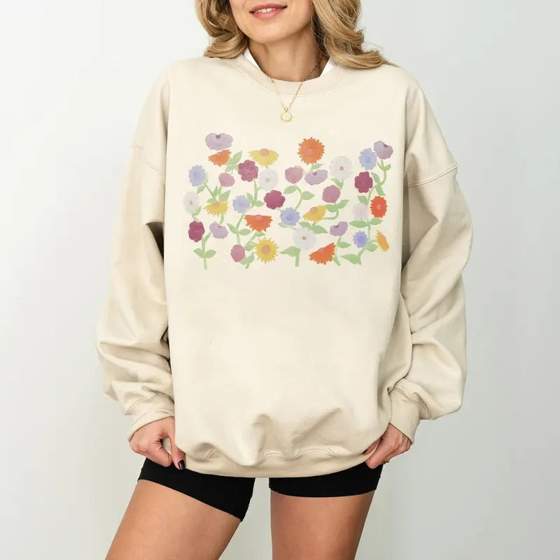 Eras Piano Flowers Surprise Songs Flowers Shirt Fan Cotton T-Shirts