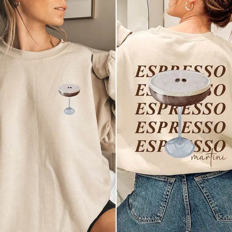 Espresso Martini Retro Cocktail Espresso Martini Club Shirt Signature Cocktail Espresso Social Club T-Shirts