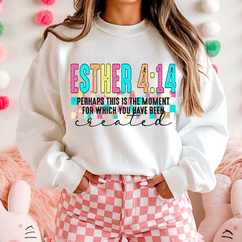 Esther 4:14 DTF Transfers THIS IS NOT SHIRT T-Shirts