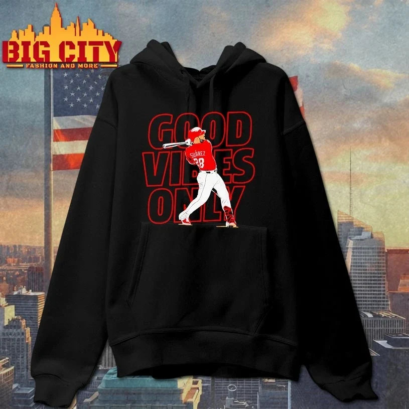 Eugenio Suarez Good Vibes Only Cincinnati Reds T-Shirt
