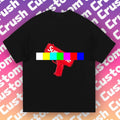 Red Toy Gun Streetwear Date Night Everyday T-Shirts