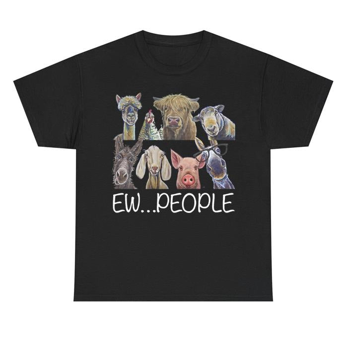 "Ew People" Funny Animals T-Shirts