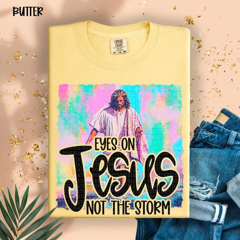 Eyes Jesus DTF Transfers THIS IS NOT SHIRT T-Shirts