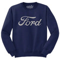 Faded Ford Cat Logo Navy Blue T-Shirts