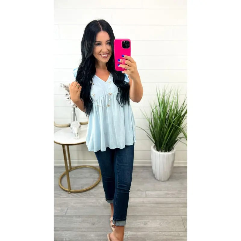Fairytale Ruffle Sleeve Top T-Shirts
