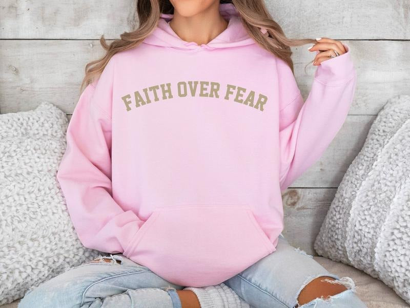 Faith Over Fear Christian Bible Verse Christian Jesus Womenstyle{N002}2 T-Shirts