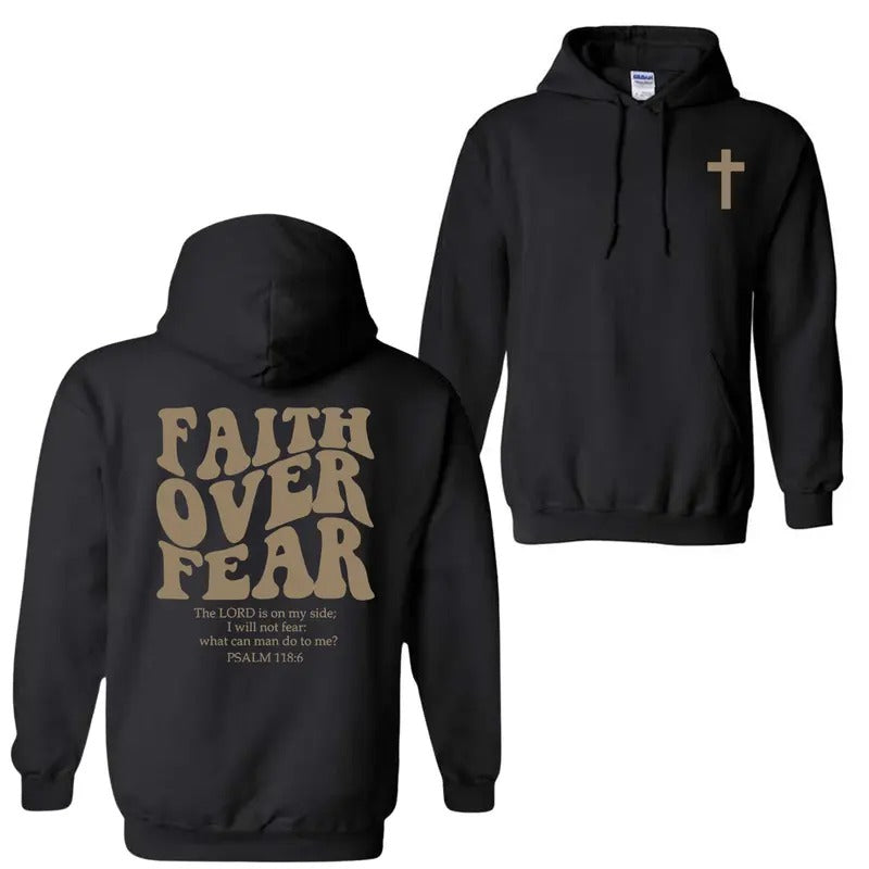 Faith Over Fear Christian Christian Jesus Shirt T-Shirts