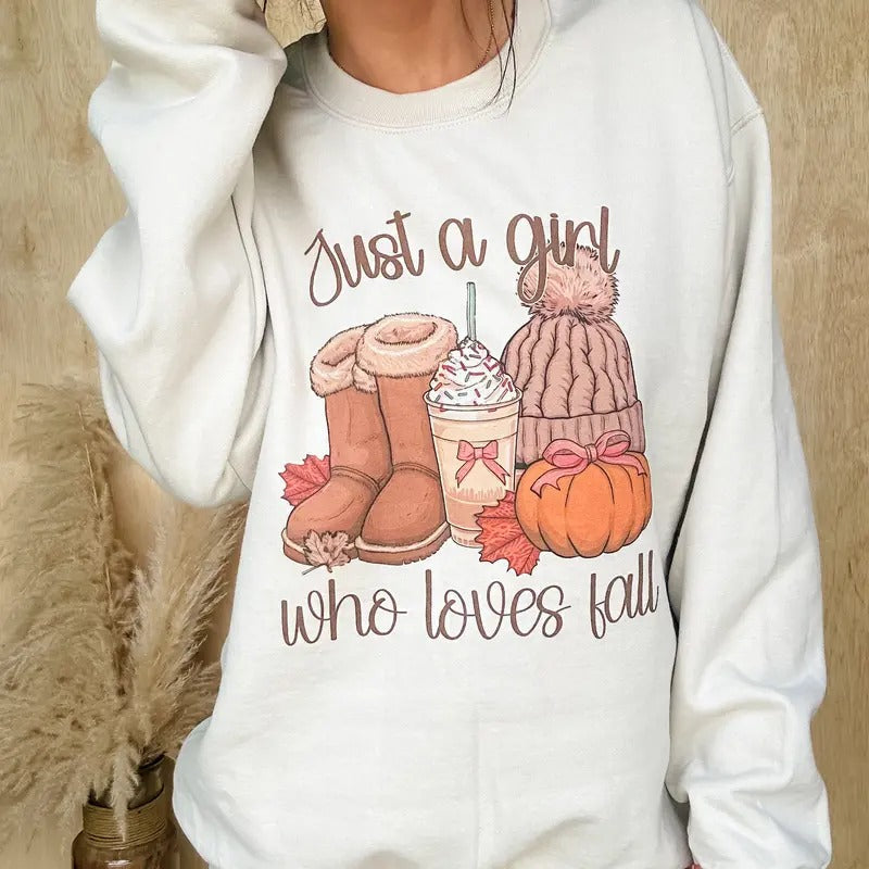 Fall Just Girl Top T-Shirts