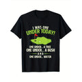Breathable Cotton Golf Casual & Sporty Casual & Running Machine Washable Round Neck Short Sleeve Unique 'I Shot Under Par' Print Spring Summer Fall Made USA T-Shirts