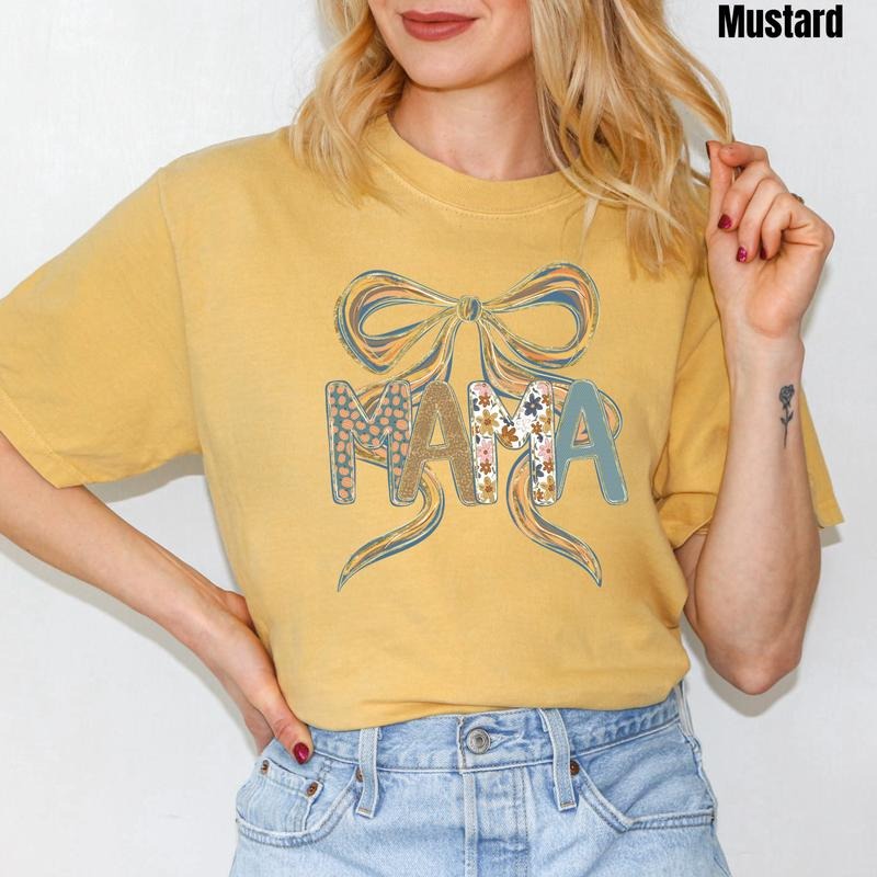 Fall Mama Coquette Comfort Colors 'NLB' T-Shirts