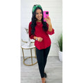Fame & Fortune Velvet Sleeve Top T-Shirts