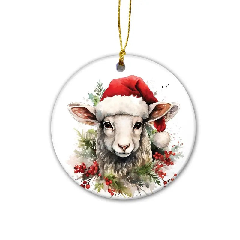 Farm Animals Ornament Sheep Farm Animals Decoration Country Decor Ornament Sheep Lover T-Shirts