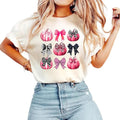 Farm Fresh Pumpkins Coquette Pumpkin Fall Pumpkin Checkered Fall Bow Leopard Pink Autumn Pumpkin Fall T-Shirts