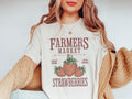Farmers Market Strawberry Strawberry Lover Casual Colorful Summer Top T-Shirts