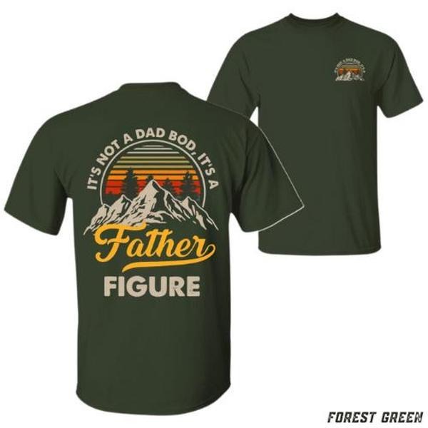 Father Figure ''S Not Dad Bod 'S Father Figure' Relaxed Fit Ideal Casual Menswear Everyday Casual T-Shirts