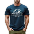 Fatherhood Like Walk Park Shirt Dinosaur Dad Shirt New Dad T-Shirts