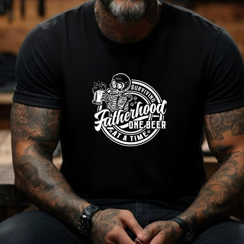 Fatherhood Shirt 2024 Dad Shirt Shirt Dad Shirt Dad Dad Shirt Skeleton Dad Shirt Best Dad T-Shirts