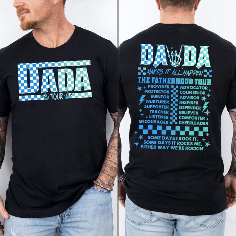 Fatherhood Tour Shirt Sometimes I Rock Sometimes Rocks Me Shirt Dad Rock Tour Funny Dada Tour Shirt T-Shirts