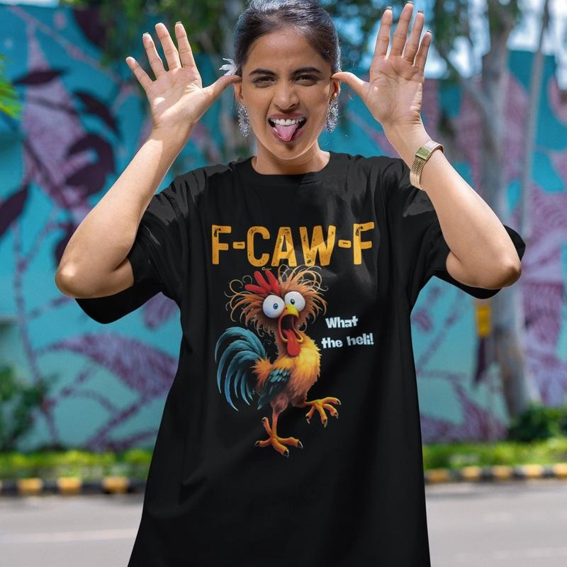 Fcawf What Heli Shirt Funny Chicken Fcawf Rooster T-Shirts
