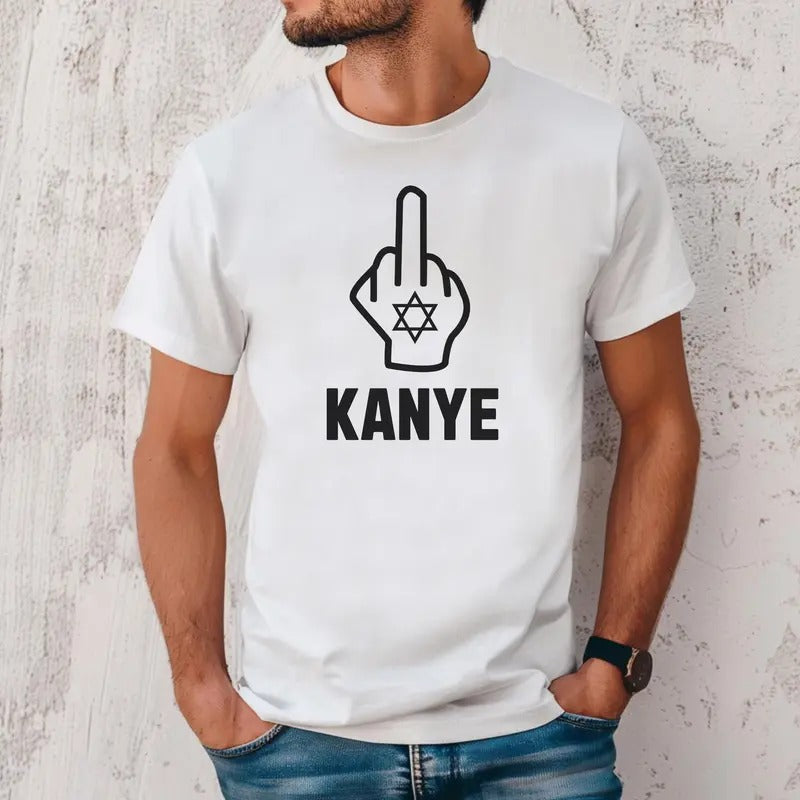 Fck Kanye Shirt Anti Nazi Fck Ye Political Shirt Anti Trump Music Shirt Current Events T-Shirts