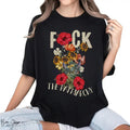 Fck Patriarchy Shirt Wildflower Feminist Distressed Feminism Equal Rights Shirt Empowerment T-Shirts