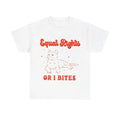 Feminist Cat Shirt Equal Rights I Bites Equality Feminist T-Shirts