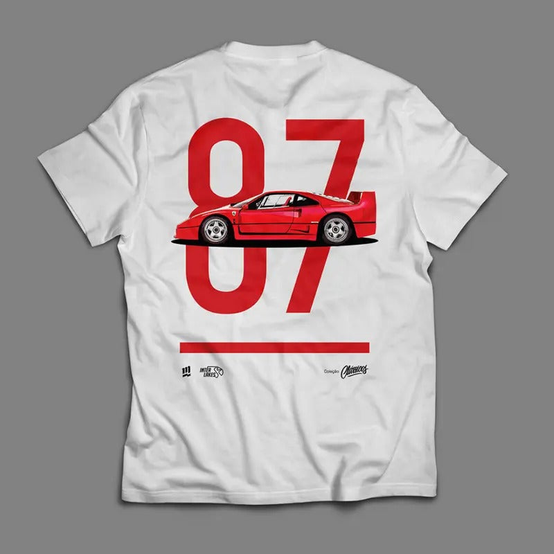 Ferrariii F40 Supercar Car Enthusiast Shirt Car T-Shirts