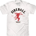Fireball Whisky Dragon Logo White T-Shirts