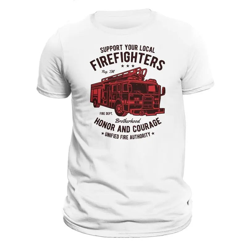 Firefighter Fire Department Fire Truck T-Shirts