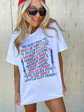 Fireworks Quote Top T-Shirts