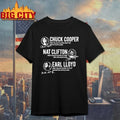 First Black Player 75Th Anniversary Pioneers Black signatures t-shirt