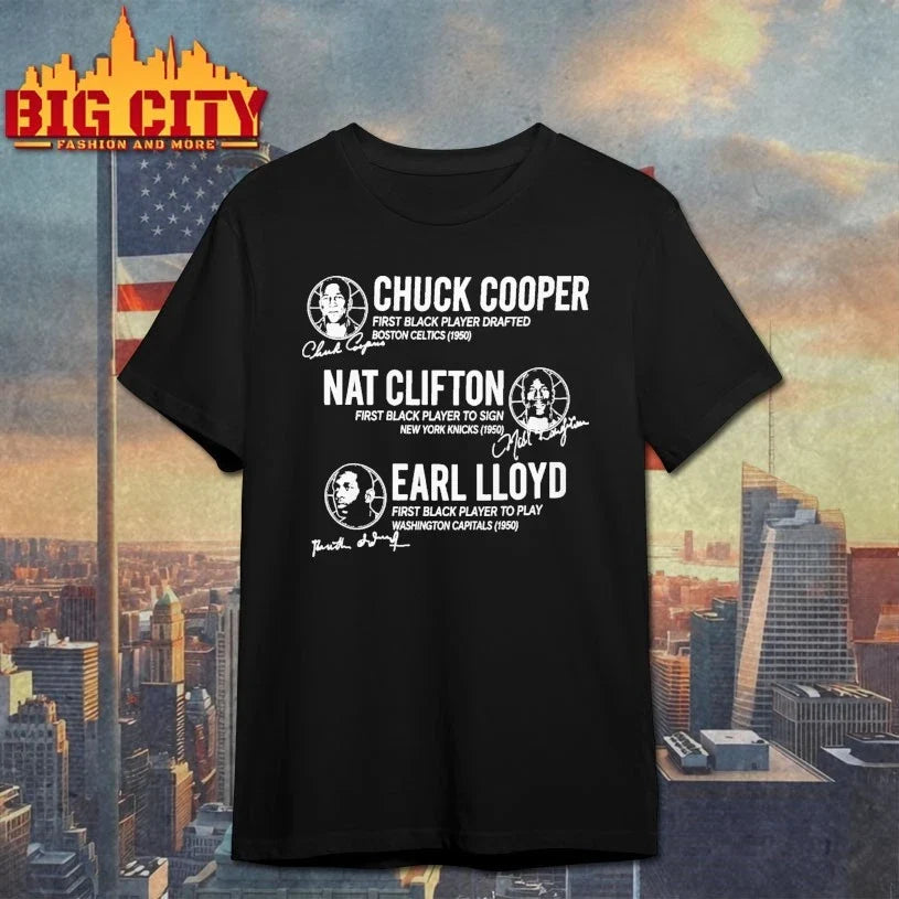 First Black Player 75Th Anniversary Pioneers Black signatures t-shirt