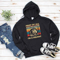 First All I'M Delight Sarcastic Angry Opossum Lover Cotton T-Shirts