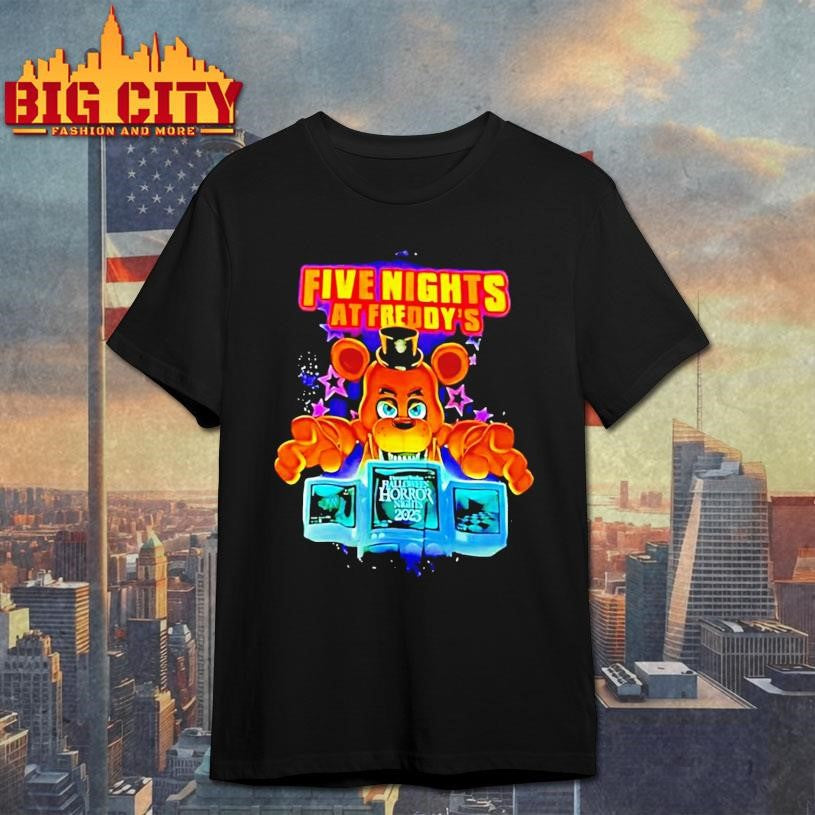 Five Nights At Freddy S Halloween Horror Nights 2025 Video Game Shirt