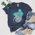 Floral Kidney Anatomy Shirt Kidney Awareness Kidney Disease Support Dialysis Nurse Kidney Transplant Short Sleeve Nephrologist T-Shirts