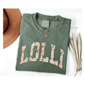 Floral Lolli Shirt Lolli Lolli Grandma Lolli Lolli Grandma HLUG Casual Cotton Fabric Round Neck Womenswear Casual Top Comfortable Fitted Gym T-Shirts