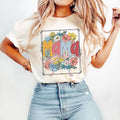 Floral Mama Coquette Retro Mama Shirt Mama Varsity Shirt Spring Floral Mom Pink Mama T-Shirts
