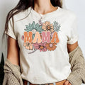 Floral Mama Shirt Cute Mom Mommy Shirt New Mom Mother Mama Shirt T-Shirts